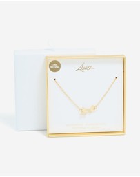 Lovisa - Waterproof Gold Plated Stainless Steel Cubic Zirconia Butterfly Necklace