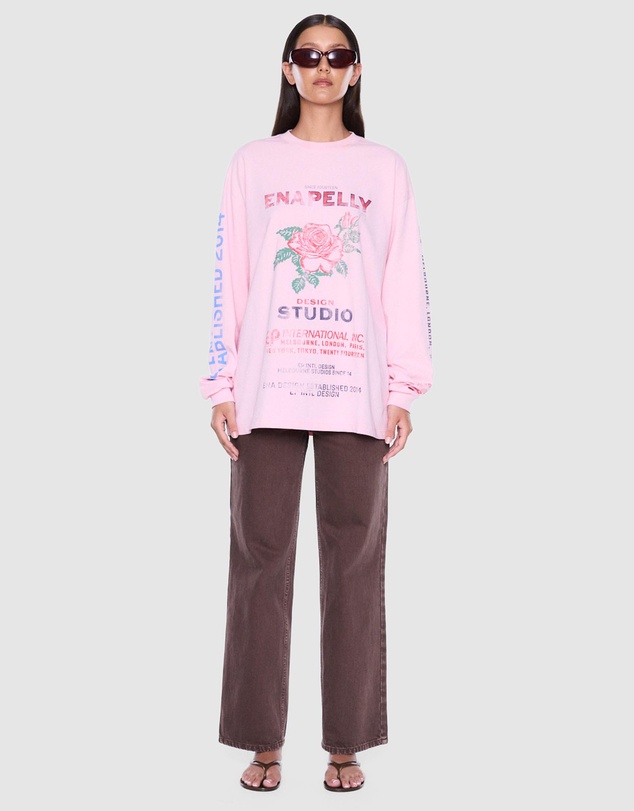 ENA PELLY - Hailey Long Sleeve Cuffed Tee