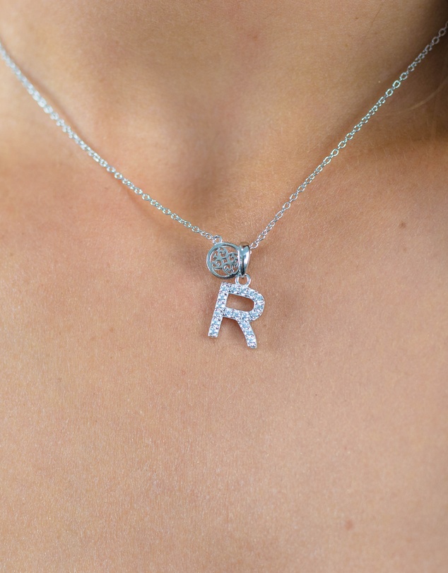 Georgini - Georgini Luxury Letters R Initial Pendant Silver