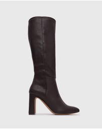 Betts - Wider Fit Prime Block Heel Knee High Boots