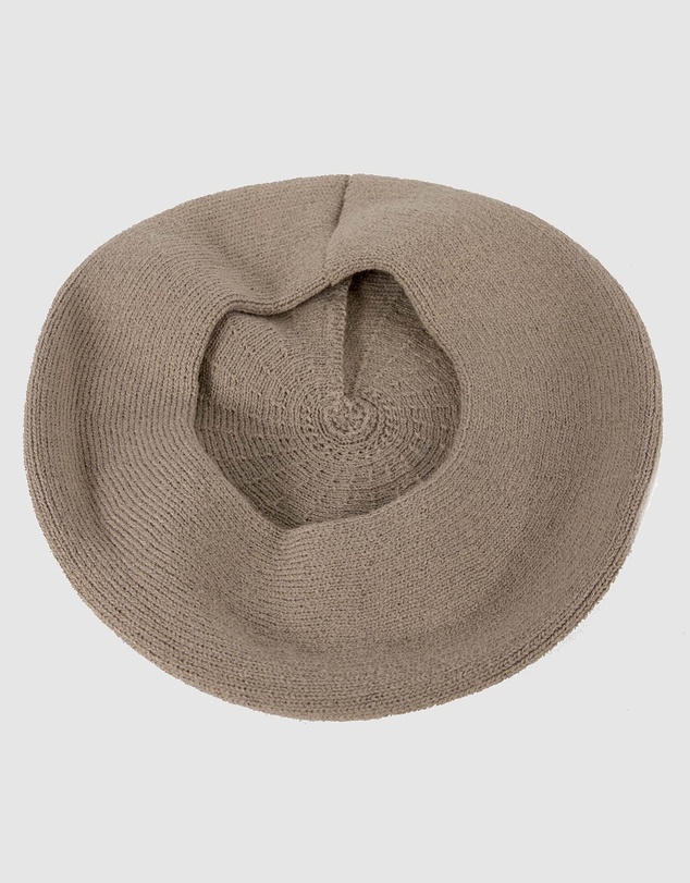 Max Alexander - European Made Beige Soft Wool Beret