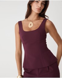 Forcast - Nikki Peplum Top