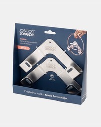Joseph Joseph - Space Pack of 2 Stainless Steel Pan Lid Holders