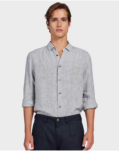 Academy Brand - Mick Linen Shirt