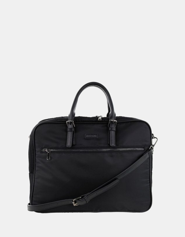 Pierre Cardin - Pierre Cardin Men's Nylon Classic Business Laptop Bag