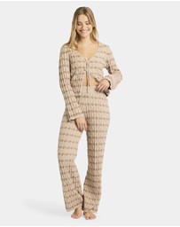 Billabong - Womens Bubble Tides Elastic Waist Knitted Pants