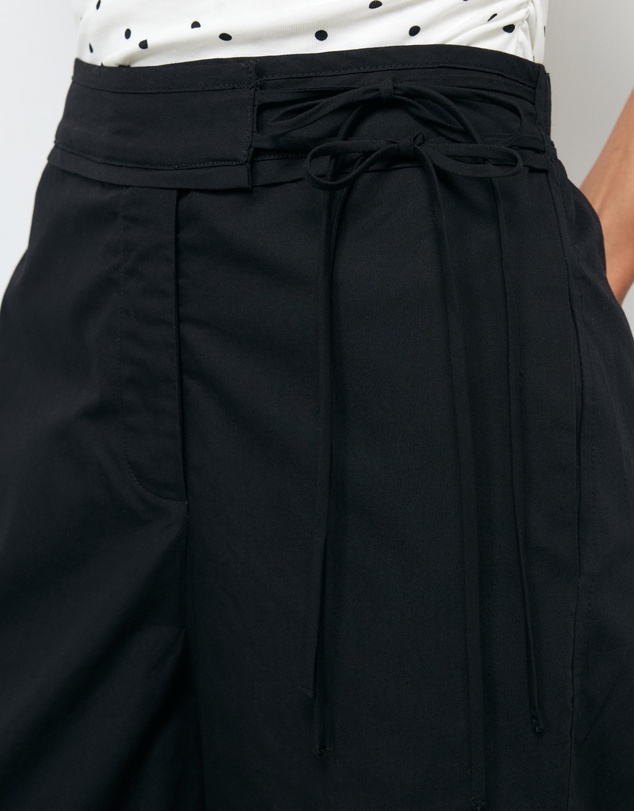 AERE - Olyssa Tie Waist Cotton Pants