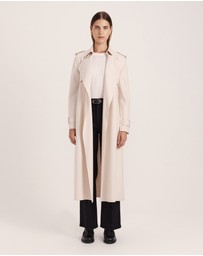 SABA - Karla Wool Longline Trench Coat