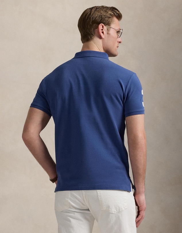 Polo Ralph Lauren - Custom Slim Fit Big Pony Mesh Polo Shirt