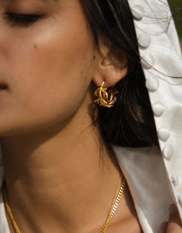 Ottoman Hands - Zephyr Hoop Earrings