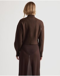 Decjuba - Zoey Zip Knit Jumper