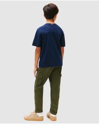 Tommy Hilfiger - Varsity Logo Crew Neck T-Shirt - Teens