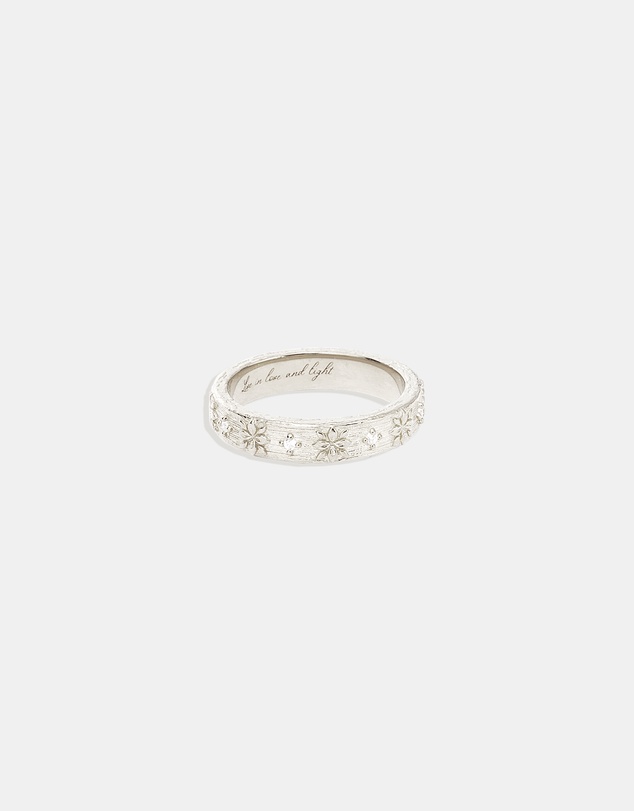 By Charlotte - Silver Live in Grace Ring