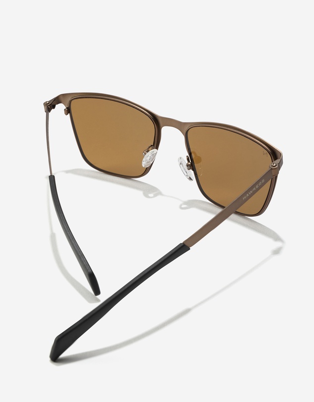 Hawkers Co - HAWKERS One Flex - Metallic Brown Coffee Sunglasses for Men and Women