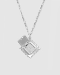 Wanderlust + Co - Ravioli Silver Necklace