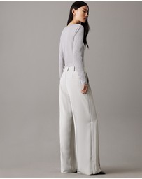 Calvin Klein - Slim Wide Leg Pants