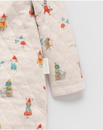 Purebaby - Quilted Growsuit -Kids-Babies