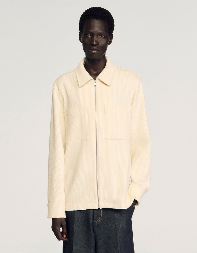Sandro - Bonnie Zip Jacket Shirt