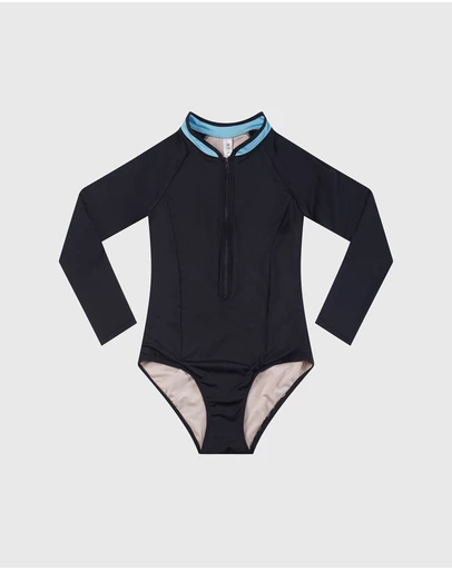 Aqua Blu Kids - Stepping Stones Long Sleeve One Piece - Teens