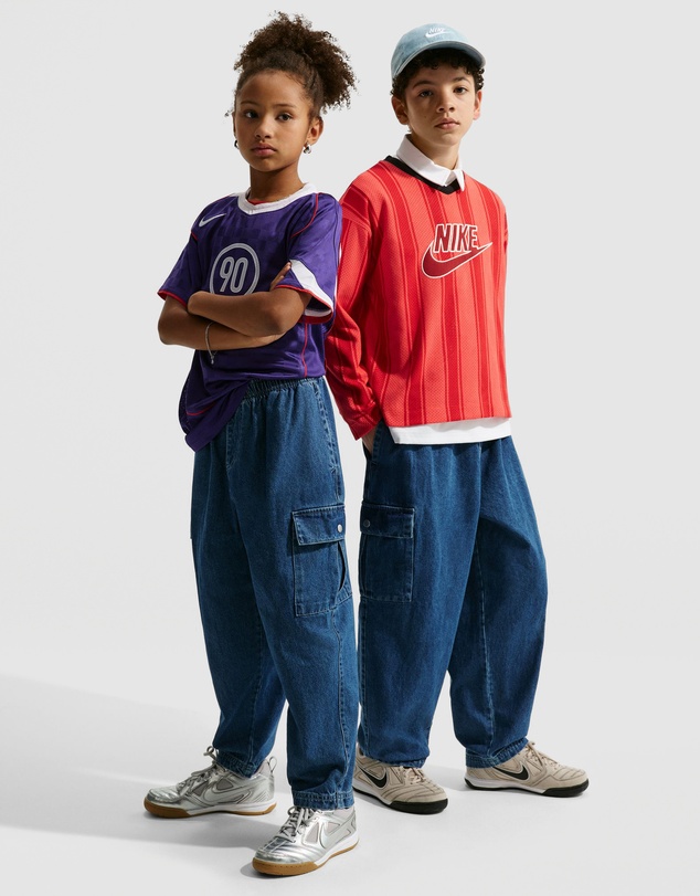 Nike - Denim Cargo Pants - Teens
