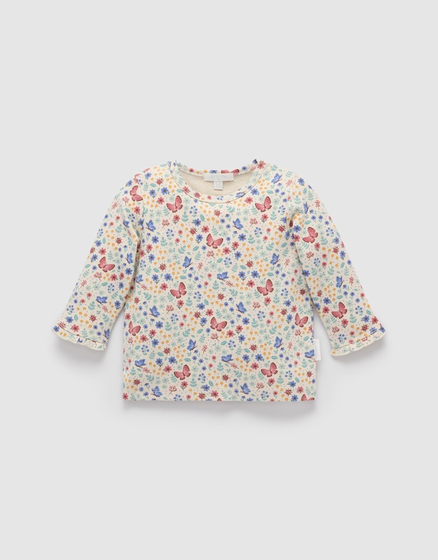 Purebaby - Butterfly Thick Layering Top -Kids-Babies