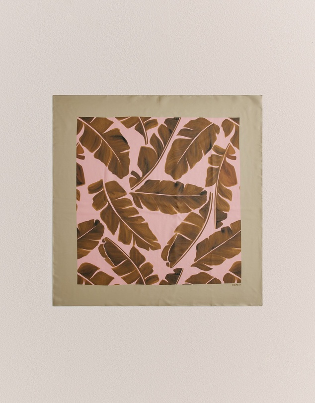 Trenery - Solara Silk Scarf in Primrose