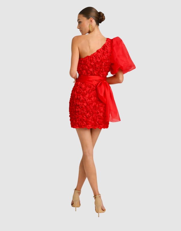 Romance by Honey and Beau - Rosalia One Shoulder Mini Dress