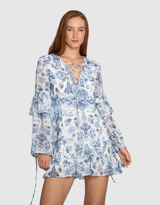 Belle & Bloom - Mad About You Floral Print Mini Dress