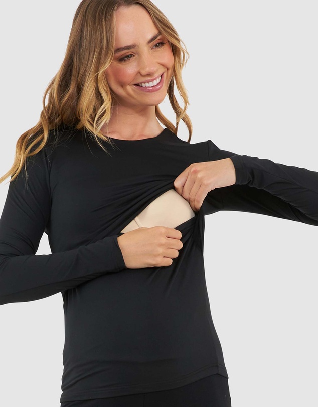 Ripe Maternity - Luxe Knit Nursing Top
