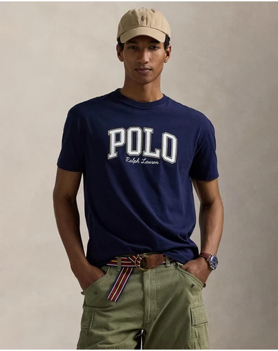 Polo Ralph Lauren - ICONIC EXCLUSIVE - Custom Slim Fit Logo Jersey T-Shirt