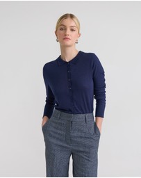 Oxford - Edwina Silk Blend Polo Collar Knit