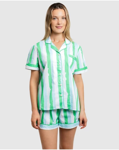 Sant And Abel - Women's Drawbertson Wild Stripes Short PJ Set