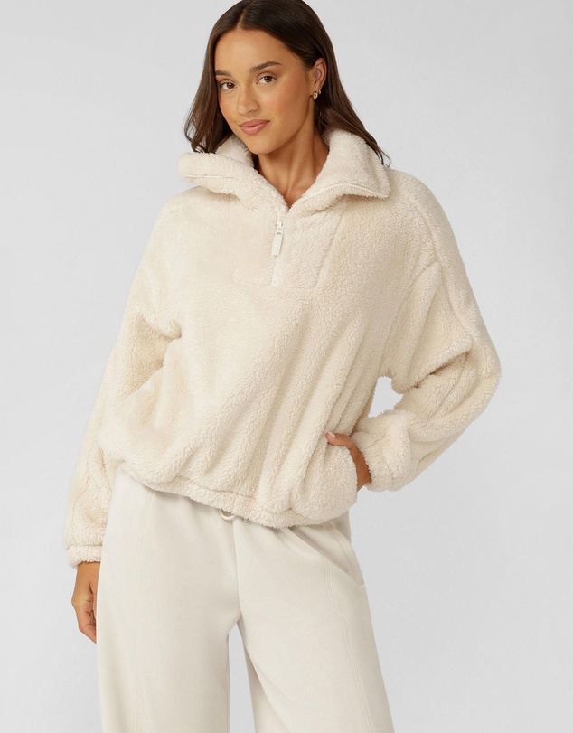 Lorna Jane - Everyday Teddy Quarter-Zip Sweat