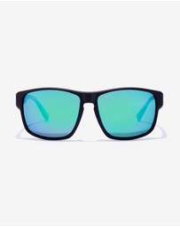 Hawkers Co - HAWKERS - Polarized Black Emerald Faster Raw Sunglasses for Men and Women UV400