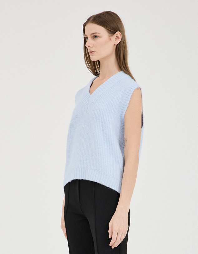 FRIEND of AUDREY - Warner Fluffy Knit Vest