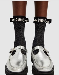 High Heel Jungle - Crystal Craze Bow Sock