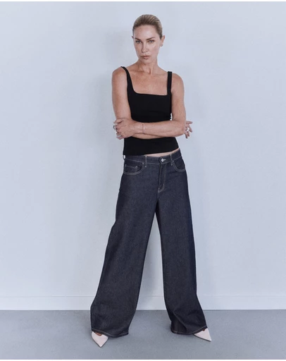 M.N.G - Low-Rise Wide Leg Jeans