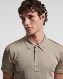 Calibre - Shiny Rayon Polo Stone