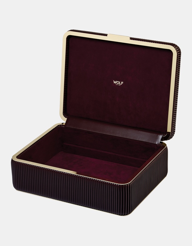 Wolf - Wolf Bella Large Jewellery Box Bordeaux