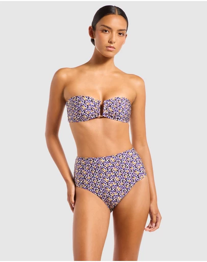 JETS - Kaleidoscope U-Trim Bandeau Bikini Top