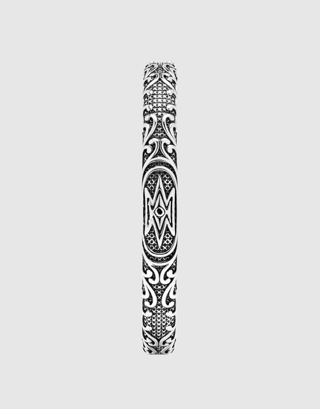 Nialaya Jewellery - Vintage Cuff Bracelet in Silver