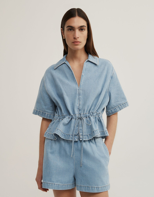 Witchery - Bow Denim Shirt