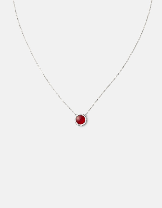 Daniel Wellington - Audrey Necklace Red Agathe