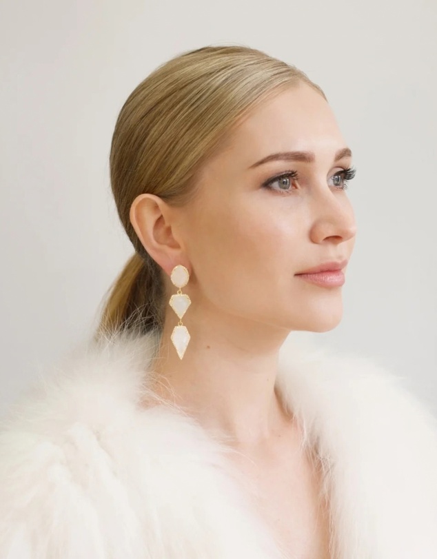 Stephanie Browne - Opal Earrings