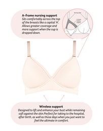 Hotmilk Maternity Lingerie - Ambition T-Shirt Nursing Bra - Wirefree