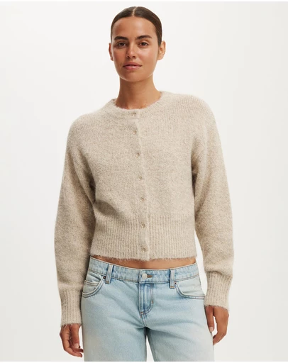 Cotton On - Luxe Dreamy Crew Cardigan