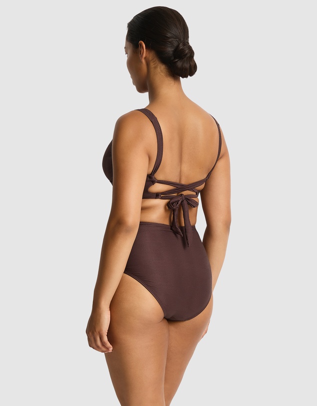 Sea Level Australia - Zen Cross Front Tie Back Bra Top
