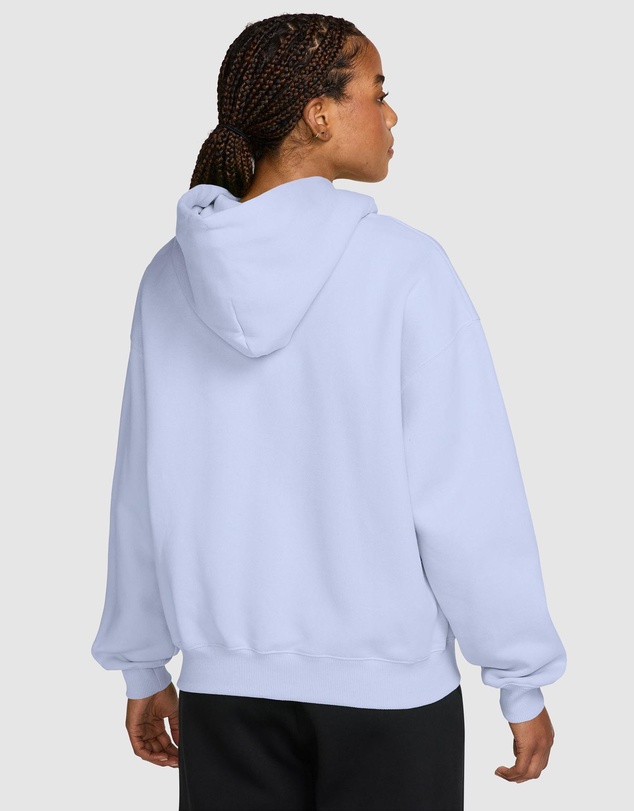 Nike - Studio Fleece Medium Weight Oversized Full-Zip Cropped Hoodie