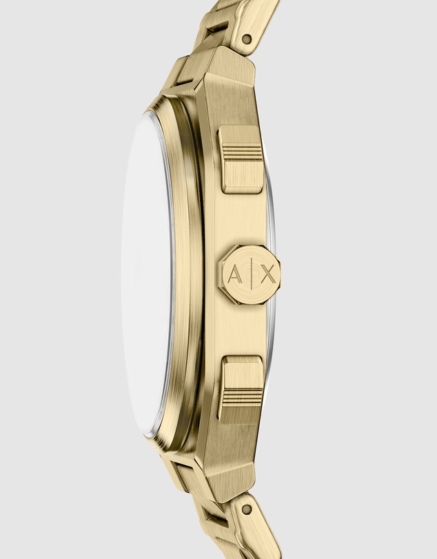 Armani Exchange - Gold Tone Chronograph Watch
