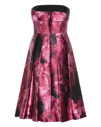City Chic - Tiffany Bloom Strapless Midi Dress